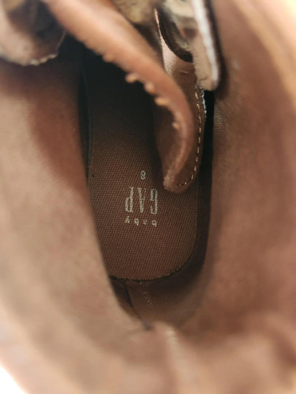 GAP Kids Brown Suede Lace-Up Boots